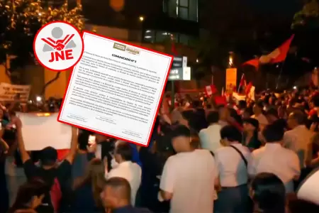 EL JNE se pronunci� tras las recientes manifestaciones tras resultados de las el