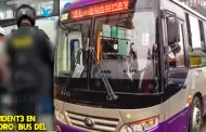 Motociclista de delivery fue atropellada por bus del corredor morado