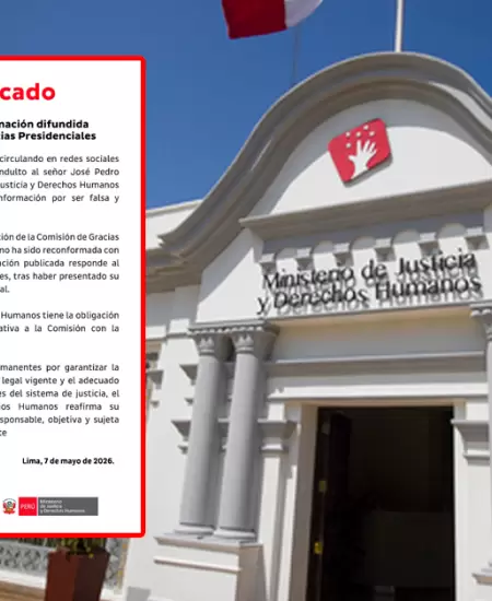 Minjus se pronuncia sobre cambios en la Comisi�n de Gracias Presidenciales.