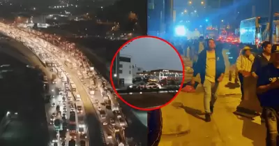 Liberan autopista Ramiro Prial� tras varias horas de congesti�n vehicular
