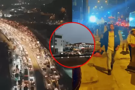 Liberan autopista Ramiro Prial� tras varias horas de congesti�n vehicular