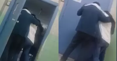 Trabajadores del hospital regional de Puno son captados en aparente estado de eb