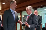 Rey de Espa�a se re�ne con el canciller y le expresa su deseo de volver al Per� para la Transmisi�n del Mando