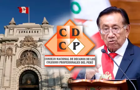 Colegios profesionales exigen al presidente Balc�zar que observe ley que vulnera
