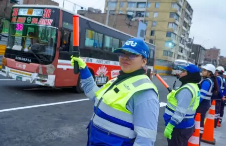 Buses vuelven a circular por tramo de la Av. 28 de Julio