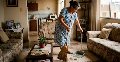 Por qu� no se debe barrer cuando la visita se va.