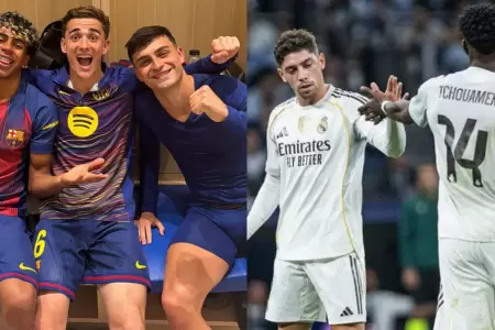 Barcelona se 'burl�' del Real Madrid tras pelea entre Valverde y Tchouam�ni.