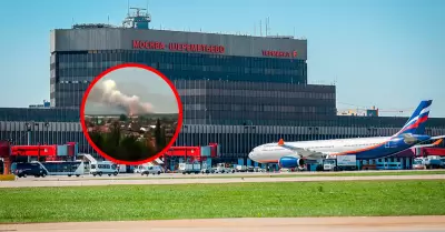 Dron ucraniano impact� central que paraliz� operaciones en aeropuertos de Rusia.