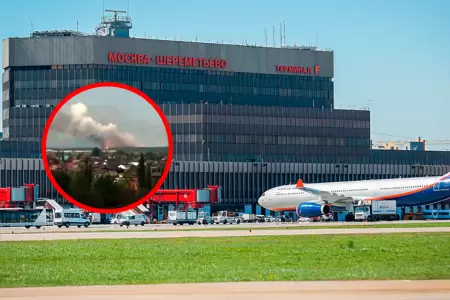 Dron ucraniano impact� central que paraliz� operaciones en aeropuertos de Rusia.