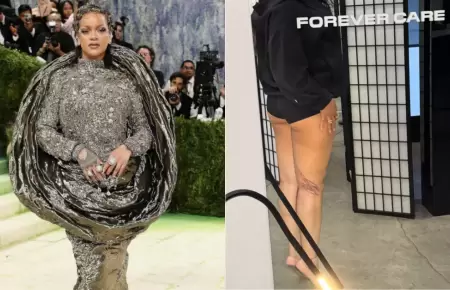 Rihanna genera pol�mica por su nuevo tatuaje inspirado en sus hijos
