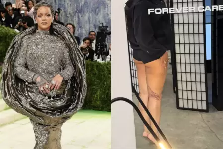Rihanna genera pol�mica por su nuevo tatuaje inspirado en sus hijos
