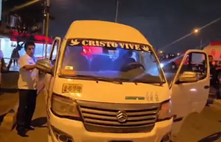 Sicarios disparan contra chofer de combi en Ventanilla