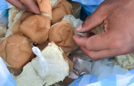 Hallan droga camuflada en pan