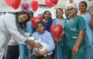 El mejor regalo por el D�a de la Madre: Mam� primeriza celebra el alta m�dica de su beb� tras exitosa operaci�n