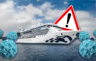 Alerta por brote de norovirus en crucero Caribbean Princess: Se reportó más de 100 personas enfermas