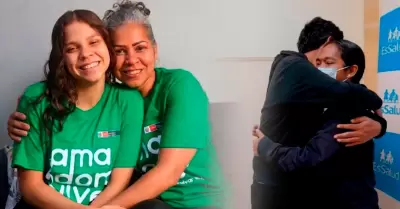 Las progenitoras no dudaron donar.