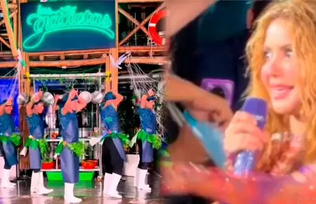 La reacci�n de la cantante fue inesperada.