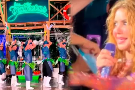 La reacci�n de la cantante fue inesperada.