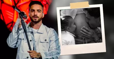 El cantante urbano comparti� la emotiva noticia con todos sus fans.