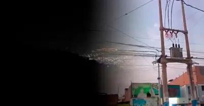El fuerte corte se dio en Anc�n.