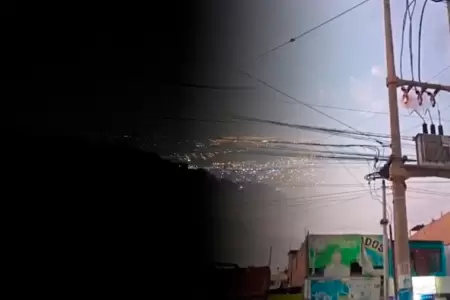 El fuerte corte se dio en Anc�n.