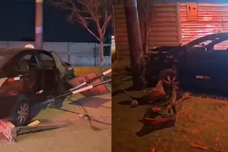 Taxi por aplicativo provoca accidente y deja 5 heridos