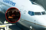 Episodio ins�lito en pleno vuelo: Un hombre y una mujer son detenidos por intentar tener relaciones en avi�n
