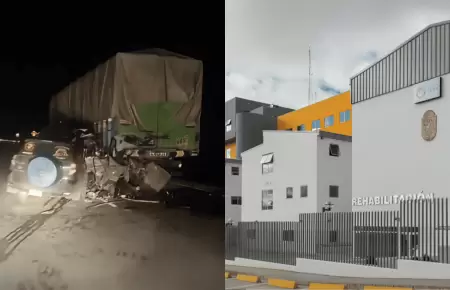 Fuerte choque entre camioneta y cami�n deja cuatro fallecidos en Huayllay