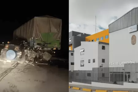 Fuerte choque entre camioneta y cami�n deja cuatro fallecidos en Huayllay