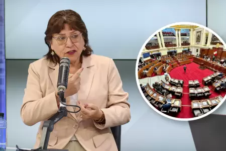 Delia Espinoza denuncia persecuci�n pol�tica del Congreso con nueva inhabilitaci