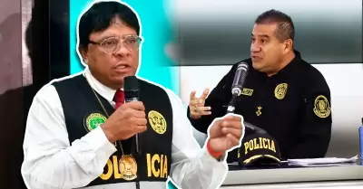 El comandante general de la PNP explic� los motivos de la salida de Moreno.