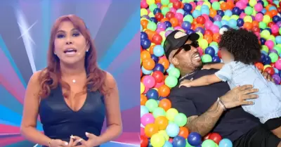 Magaly arremete contra Farf�n por pensi�n de su hija