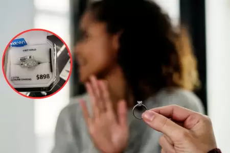 Mujer rechaza propuesta de matrimonio porque su anillo era de supermercado