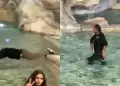 �Pol�mica! Turista se lanza a la Fontana Di Trevi como si fuera una piscina y recibe fuerte multa