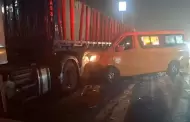 Chorrillos: Tres muertos y ocho heridos deja choque entre tr�iler y minivan en la Panamericana Sur