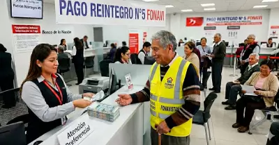 Pago reintegro 5 del Fonavi si DNI termina en 4 o 5.