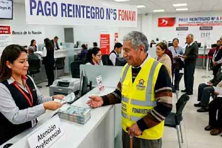 Pago reintegro 5 del Fonavi si DNI termina en 4 o 5.