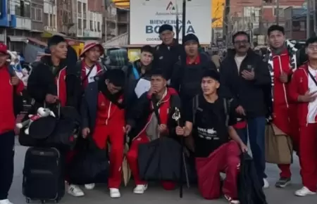 Peruanos varados en Bolivia