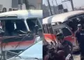 Puente Piedra: Doce heridos deja choque de C�ster "Los Anconeros" en la carretera Panamericana Norte