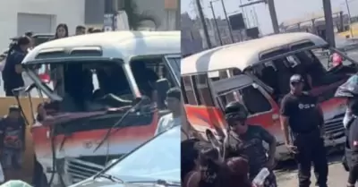 Puente Piedra: Doce heridos deja choque de C�ster "Los anconeros" en la carreter