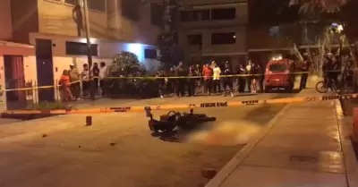 Asesinan a joven de 18 a�os en SJL