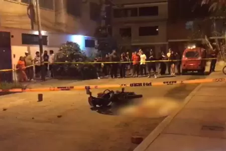 Asesinan a joven de 18 a�os en SJL