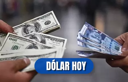 Tipo de cambio del d�lar en Per� este 13 de mayo