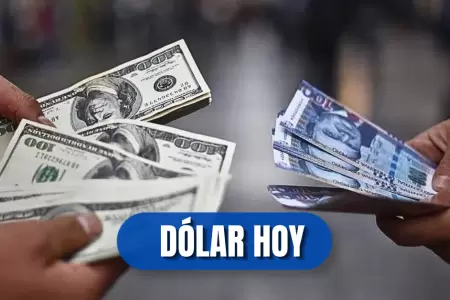 Tipo de cambio del d�lar en Per� este 13 de mayo