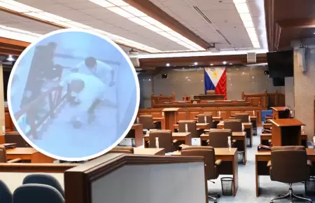 Se escucharon disparos en el Senado de Filipinas