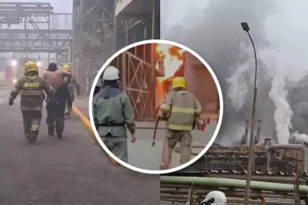 Incendio en Cajamarquilla