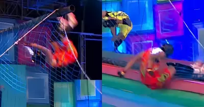 Participante de "EEG" sufre ca�da durante competencia