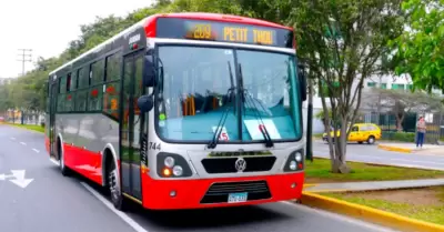 Corredor rojo cambia parte de su ruta por obras en la av. Nicol�s Ayll�n: Esto d