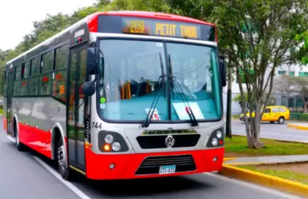 Corredor rojo cambia parte de su ruta por obras en la av. Nicol�s Ayll�n: Esto d