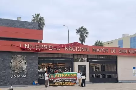 Estudiantes de San Marcos rechazan proyecto de ley que permitir�a reelecci�n de